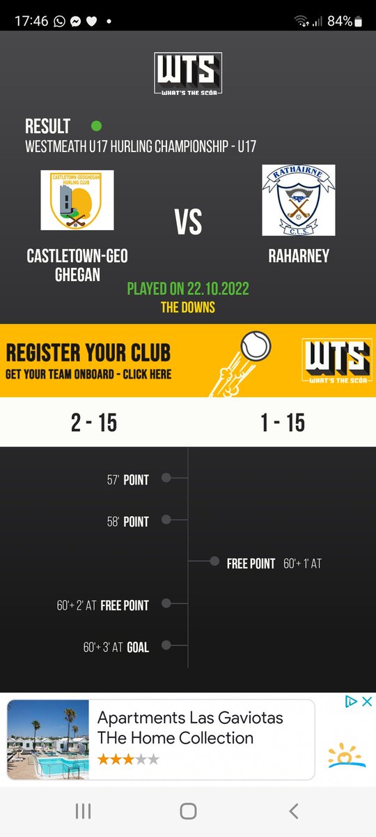 U17 REPLAY.....What a comeback   3 in a row well done all