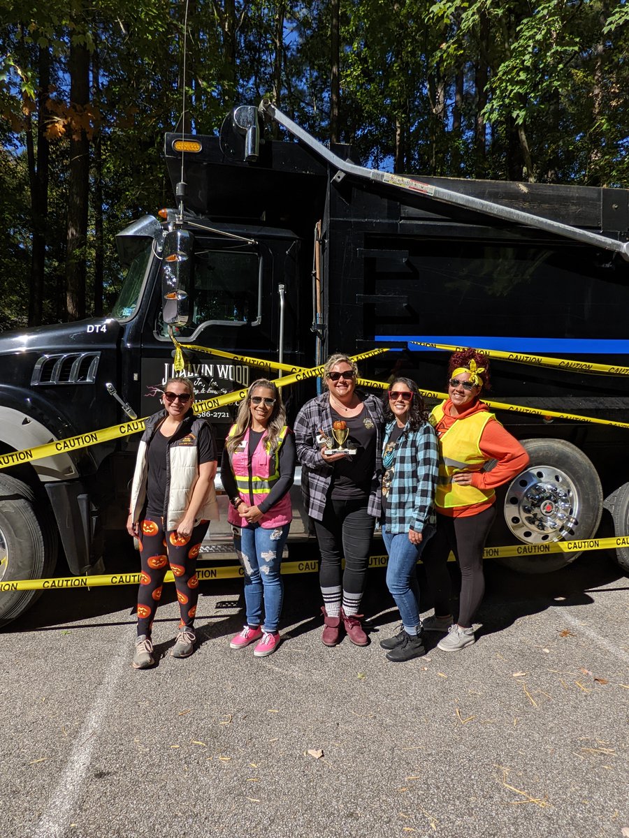Congratulations to our Golden Pumpkin award winners for creative booths.
1st place- J Calvin Wood Jr Inc 
2nd place- JES Avanti Foundation 
3rd place- C. L. Grimes Excavating, LLC