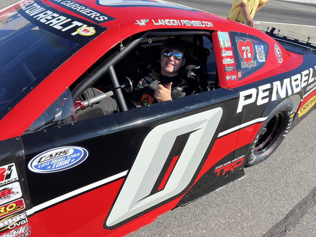 Race22_Radio's tweet photo. Landon Pembelton 14.960 earns the pole
@CARSTour @SoBoSpeedway57
๐๏ธ Gates open at NOON ET
โฐ Qualifying at 12:15 PM ET
๐๏ธ Fanfest at 1:15 PM ET
๐ฉ Green flag at 3 PM ET
๐บ https://t.co/2T9WvyfooE | https://t.co/3kuGMqOM5t
#CarsTour
#Commonwealth225 https://t.co/9Q98w37VJ3