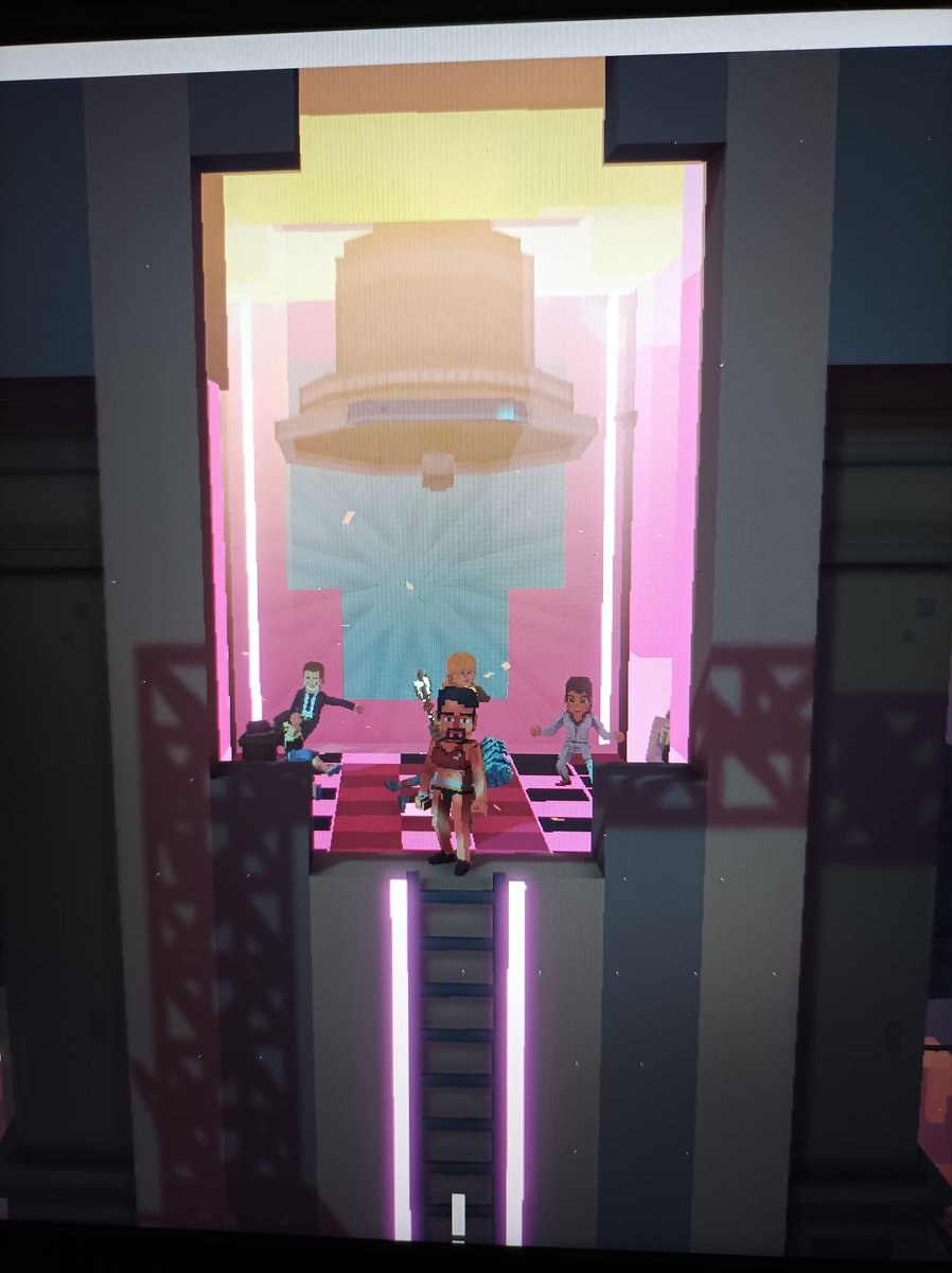 Amanalone19's tweet photo. @TheSandboxGame I just participated in the Paris Hilton  #Cryptoween Event. Dancing in the Clock Tower check out my screenshot below!
🎃👇 https://t.co/SmgwFRklrM
