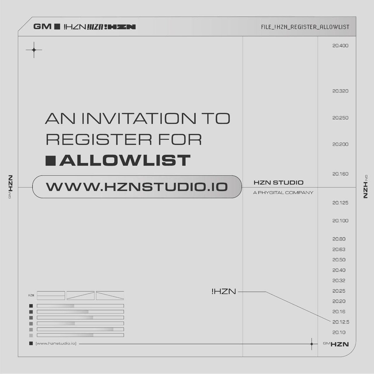 HZNstudio's tweet photo. Allowlist registration for selected NFT communities is now opened.

Register here: https://t.co/KzZDO7D0d8 https://t.co/UM6JrUT3ji