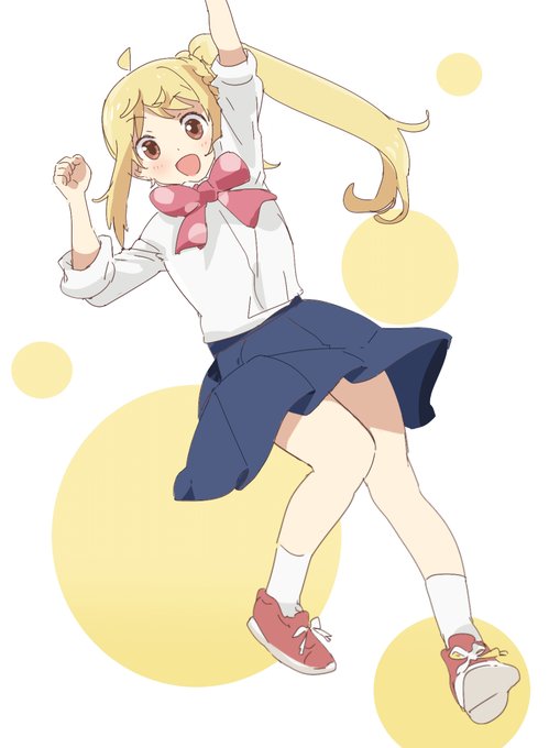 「jumping school uniform」 illustration images(Latest)｜4pages