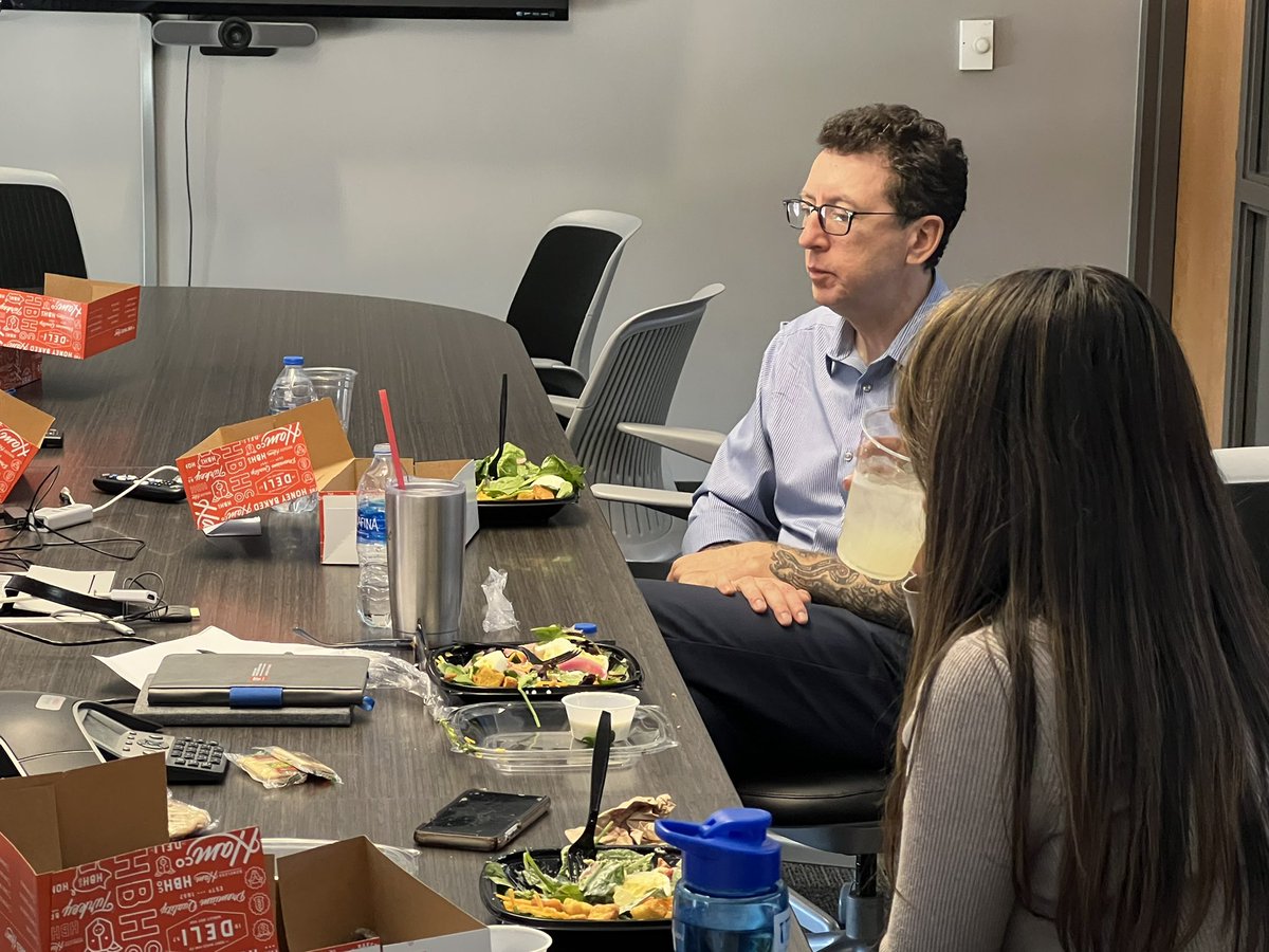 denisevickers's tweet photo. So cool getting to break bread this week with rock star journalists @JasonLeopold and @sganim. Thanks for sharing your expertise but also just being real with us. FOIA Posse #IYKYK https://t.co/ZuThiVDaAV