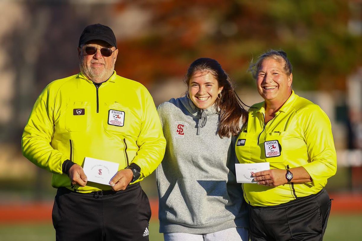 National Official's Appreciation Week Thank you Steve Harris & Aggie Coleman! @SLGIRLSSOCCER2 @LakeGirlsSoccer @MIAA033 @NFHS_Org