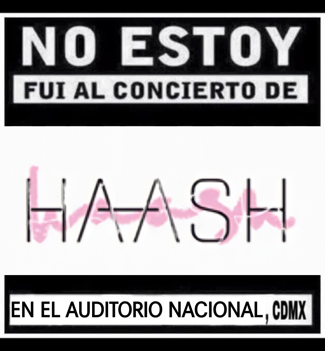 Marcela81270's tweet photo. 2 noche de felicidad total!!π₯°π₯°π¦π· @haashoficial #HaAASHTAG
#MiSalidaContigo @AuditorioMx https://t.co/ThvqXrTyVw