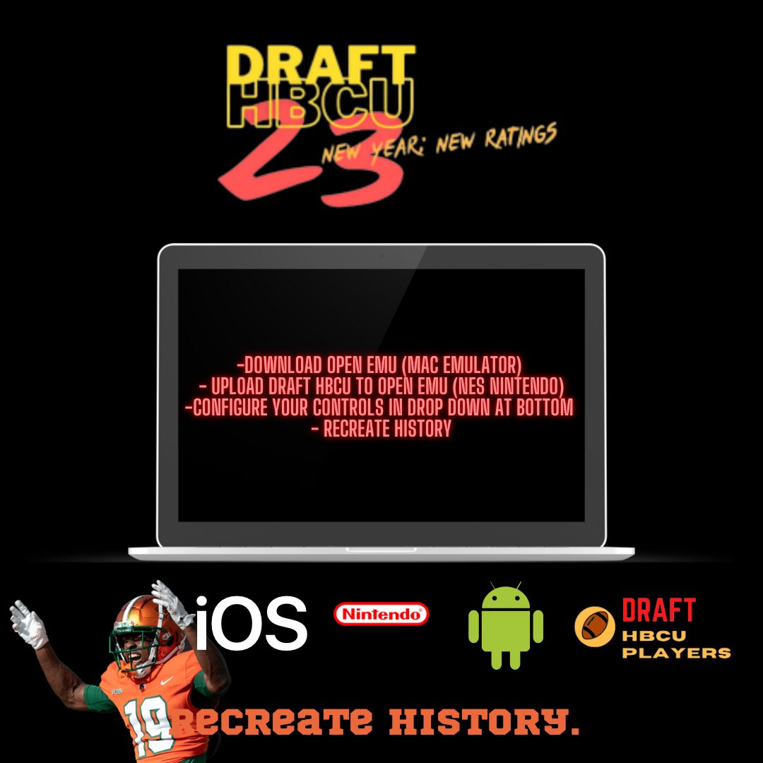 NFLMaliik's tweet photo. All I need today is 25 more downloads to hit 1000 for #DraftHBCU23 ๐ฎ
Last chance to play with your favorite HBCU stars-turned-rookies incl. Mark Evans, Isaiah Land, Aubrey Miller, Shaq Davis, Alfonzo Graham & more
DL: https://t.co/MknZuuaalY
https://t.co/lDDA3kCKMs