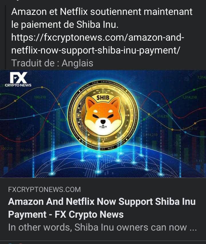 kaderade03's tweet photo. #Shiba inu entre dans la cours des grands. Prenez vos positions pendant qu'il est encore temps https://t.co/Ti2BewcCVO