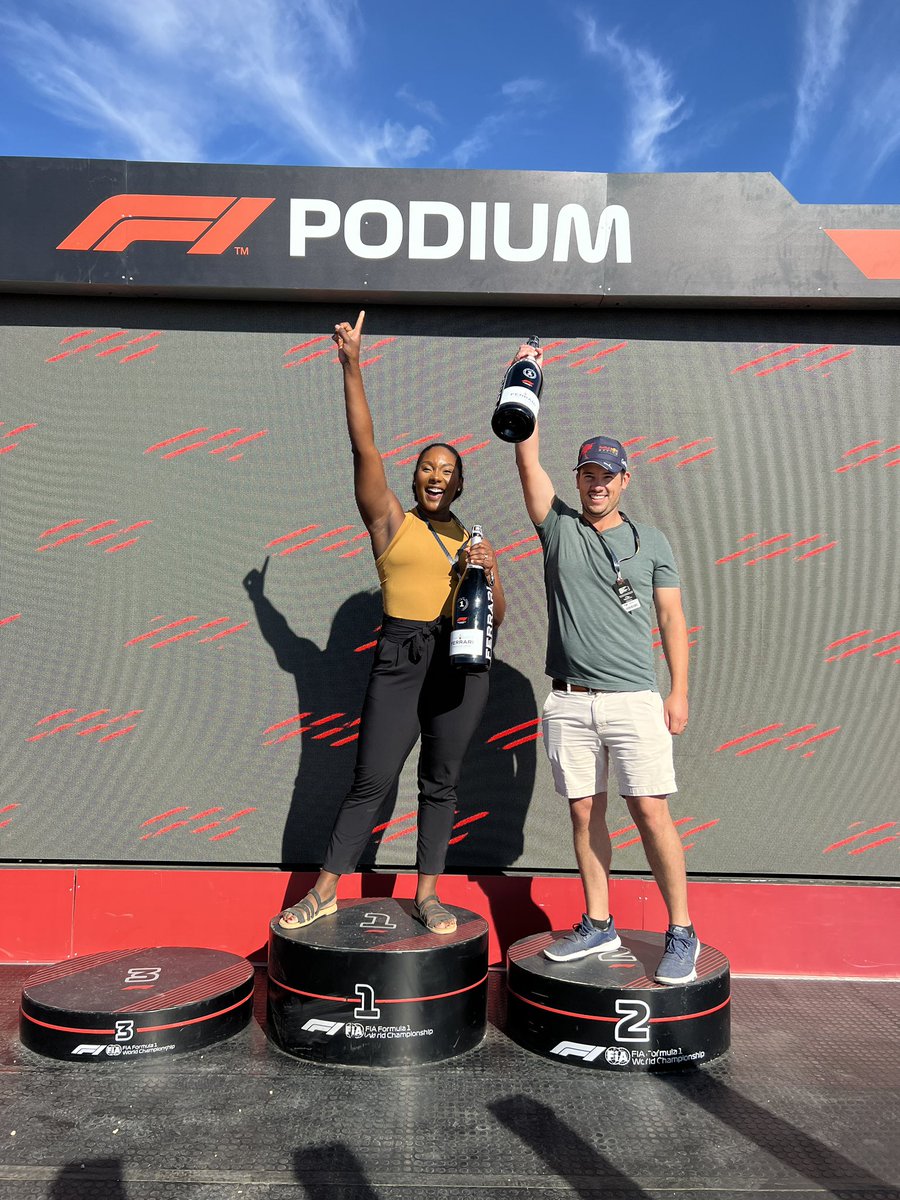 Living my best life at the <a href="/F1/">Formula 1</a> race in Austin! #TrackTV