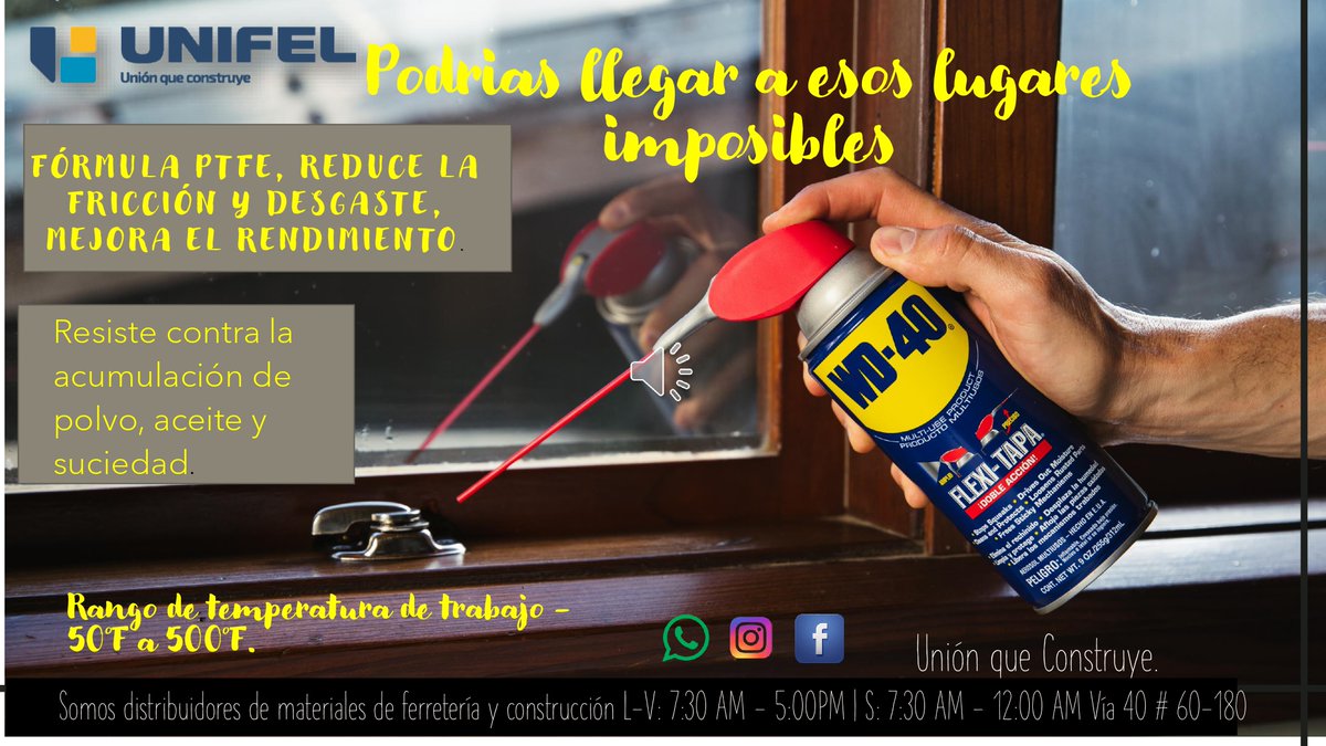 Unifelsa's tweet photo. UNIFELSA
Somos distribuidores de materiales de ferretería y construcción.
"UNIÓN QUE CONSTRUYE"
⏰L-V: 7:30 AM - 5:00PM | S: 7:30 AM - 12:00 AM
Vía 40 # 60-180
https://t.co/gRE7C1NYt8 https://t.co/5WpxY6XnWQ