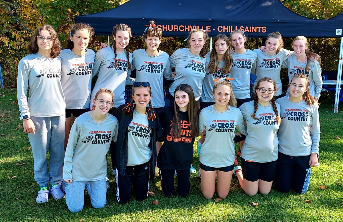 CCCSDxc's tweet photo. Great day for a cross country championship!! CCXC Girls are ready to go. If lady bugs π are lucky, we should do well. There are hundreds on our tent. π Time to run fast. @CCCSDathletics @CCCSDtweets @CCCSDtandf #countymeet https://t.co/SmivzHcv8D
