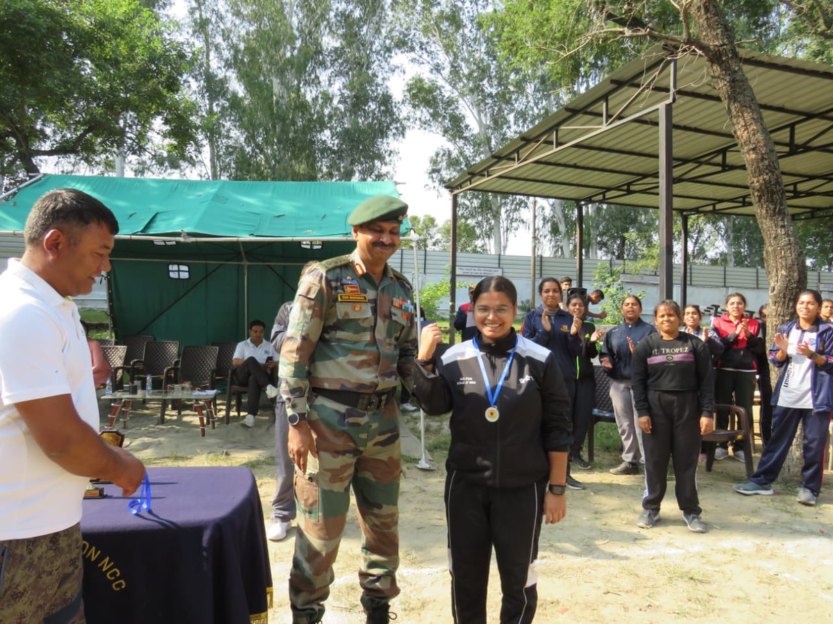 NCC_JNU's tweet photo. NCC Cadets of JNU participated in EBSB Camp in J&amp;K October 2022 and came back with flying colours winning Gold Medal in Volleyball,Silver Medal in Kho Kho. 
All the Best to all Cadets !! 
@JNU_official_50 @Profsudhirsingh @BuddhaSinghJNU @HQ_DG_NCC https://t.co/X5x7JhqcAc
