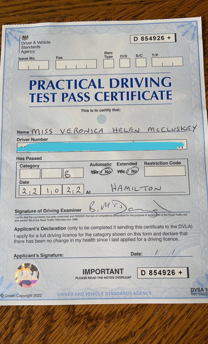 I am now officially trusted on the roads. Cruising the streets in my 07 plate papa mobile shaggin waggon. Hwfg 🚘🥳 first time babbbbyyyyy. 1 minor 👎