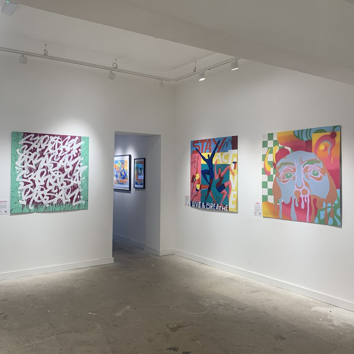 GUYS! The live painting pieces are now up in the gallery! If you didn't get a chance to catch the artists in action at Camden Inspire here is your chance to see the final results.