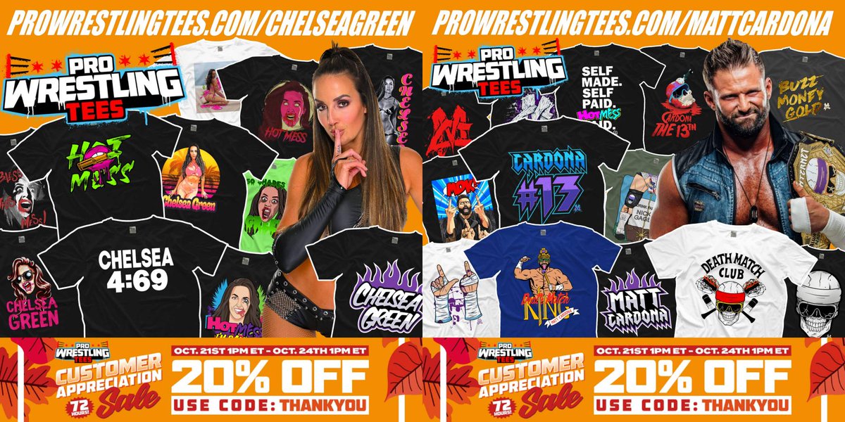 MajorPodNetwork's tweet photo. 48 HOURS LEFT of @PWTees' Customer Appreciation Sale!
Use discount code 𝗧𝗛𝗔𝗡𝗞𝗬𝗢𝗨 for 20% off!

https://t.co/kHO8EnLG1Y

#ScratchThatMajorItch @MajorPodNetwork @MajorWFPod https://t.co/TQSmzvGiiP