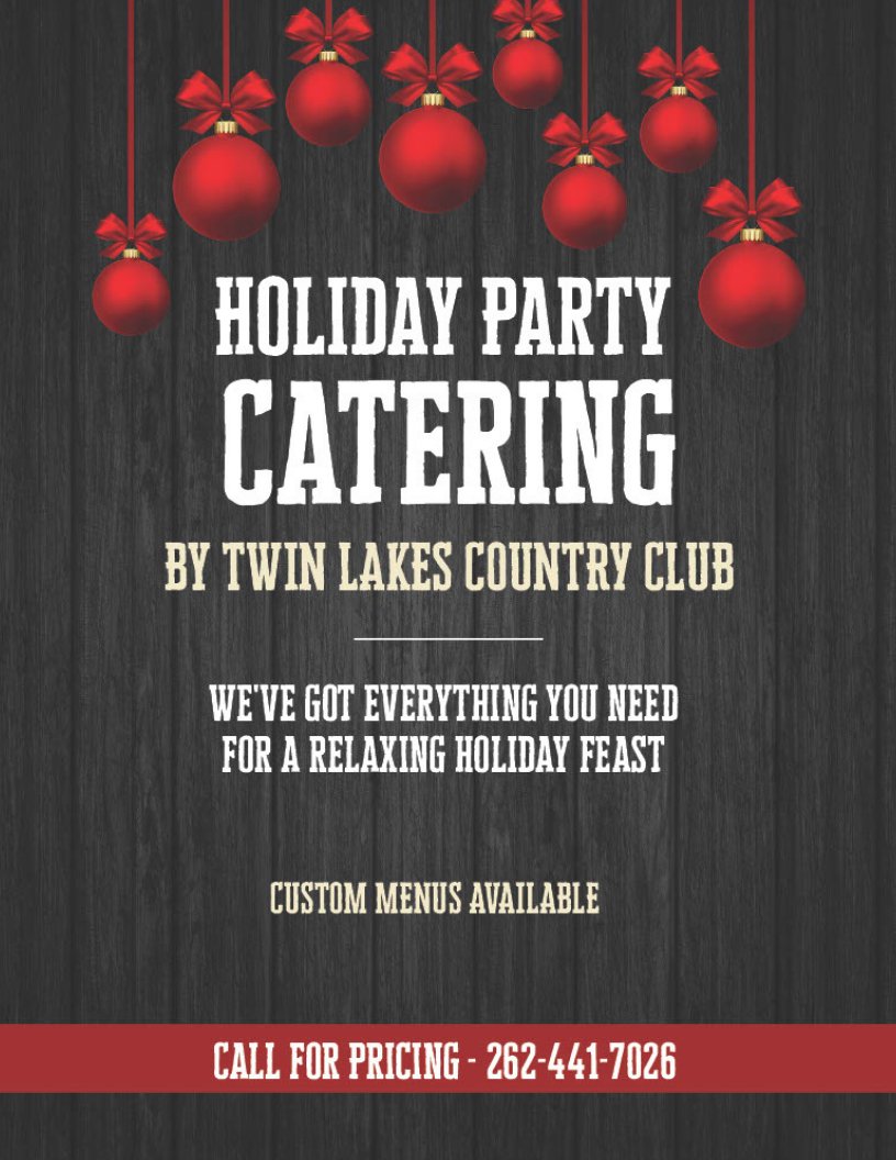 TLCC_Golf's tweet photo. Despite the 75 degree weather this weekend, the holidays really are coming!

Let us take the stress of planning and cooking off of your plate this holiday season!

Visit https://t.co/JFex0g8PdJ or call 262-441-7026 for more information! https://t.co/fatSjF0xN4