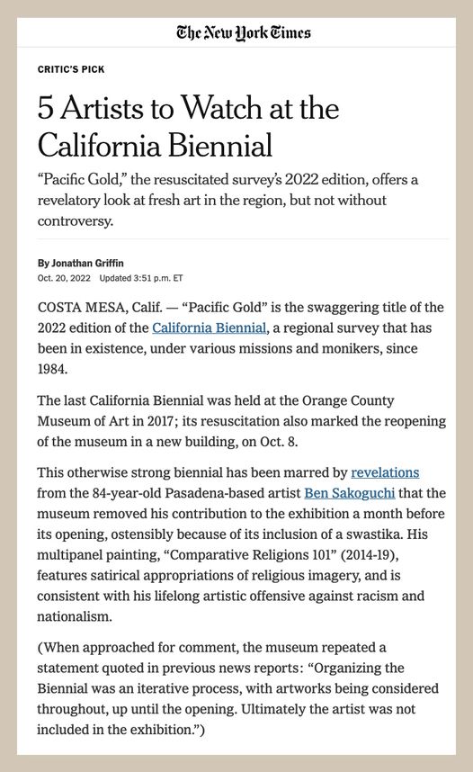 BenSakoguchi's tweet photo. https://t.co/aTjACGhaar
Opening paragraphs of article by Jonathan Griffin for New York Times, and also appearing in DNYUZ: https://t.co/BqDcrPw6Vq