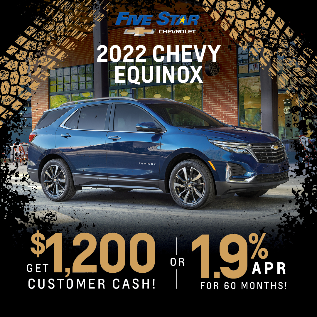 FlorenceChevy's tweet photo. This 2022 Chevrolet Equinox special will have you riding in style. Get $1,200 Customer Cash or 1.9% APR for 60 months! https://t.co/zihCNhuimP #FiveStar #FiveStarChevrolet #Chevrolet #Chevy #Florence #SouthCarolina #GeneralMotors https://t.co/UW8o6TsMVA