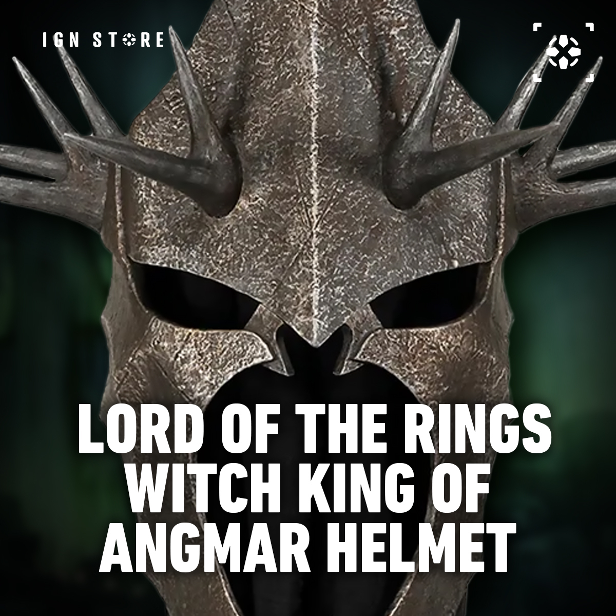 A 11 scale replica of The Witch King of Angmar's helmet is available