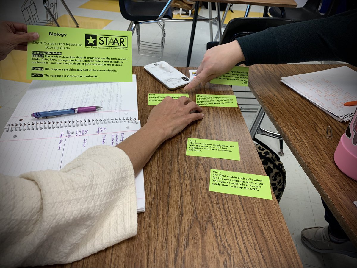 HesterSciSAISD's tweet photo. Short Constructed Response ninjas at #EPICSaturday @SAISD_CI @KendraKDoyle @SAISD_Science @PattiSalzmann https://t.co/0IQQl5u5iL