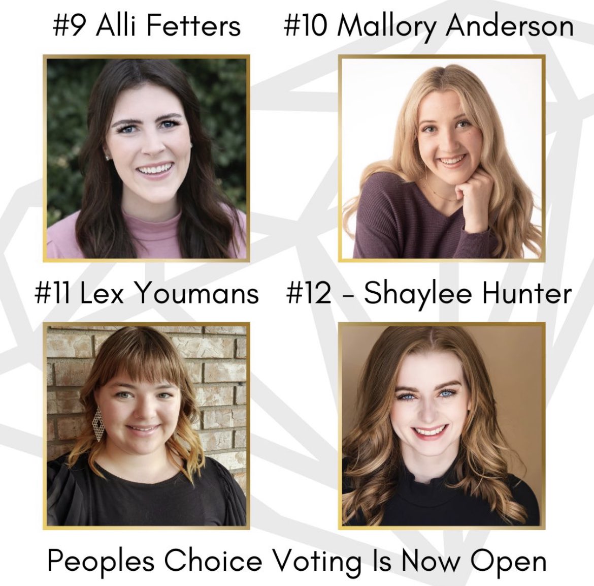 Come attend the competition and cheer on 20 of Utah’s best! 👑
Saturday, October 22, 2022 🗓
 4PM ⏰ 
Utah Valley University’s Ragan Theater
800 West University Parkway
Orem, UT 84058🎭 
•
General tickets available at the door $13. Queens with crown and sash tickets at door $12.