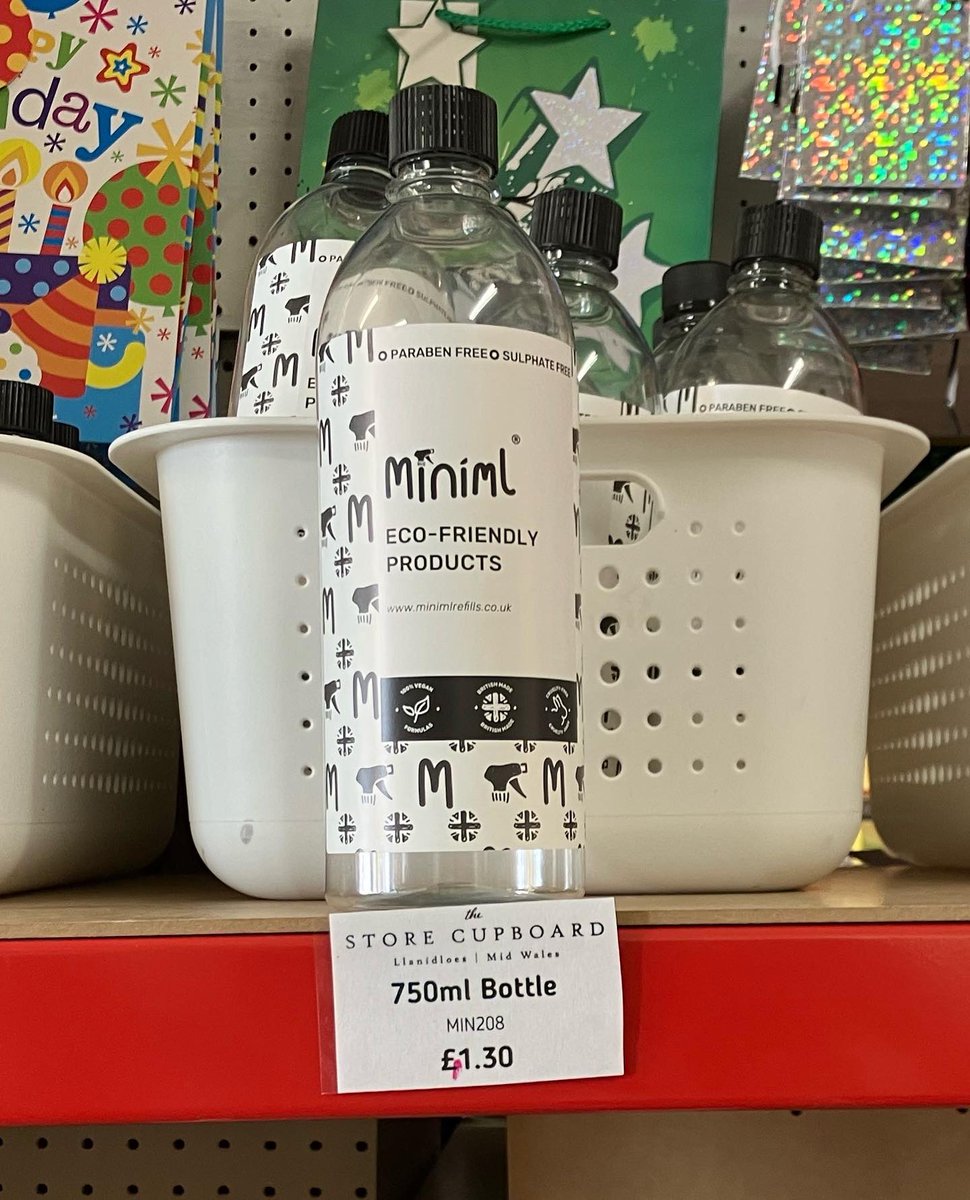 THE STORE CUPBOARD HAS HAD TO RESTOCK #MINIML AGAIN WOW Mid Wales 🏴󠁧󠁢󠁷󠁬󠁳󠁿 you really are embracing our sustainability range AT @TheStoreCupboard @trudydavies1964 #Llanidloes #Woosnam #zerowaste #zerowasteliving #refillrevolution #Bringyourown #Reuse #reduce #Recycle