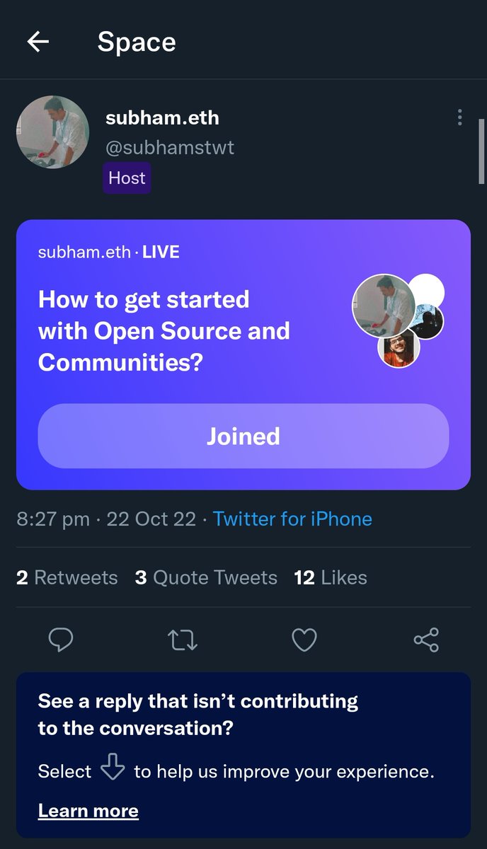 Brutus_669's tweet photo. Learnt much about joining and managing #OpenSource Communities with @subhamstwt 
@HariketSheth  @aritrastwt  @AroraBhavyam https://t.co/dBeaPuKxSJ