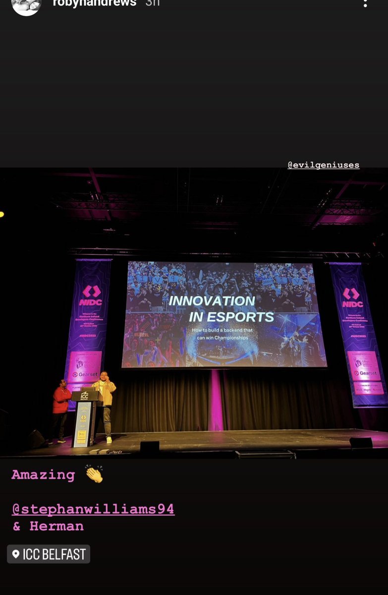 swilliams_01's tweet photo. That's a wrap on @NIDevConf! Thanks to everyone who came out, the turn out for our talk was killer. Keep an eye out for the video when it goes live 👀 #nidevconf https://t.co/CAXmMbp55v