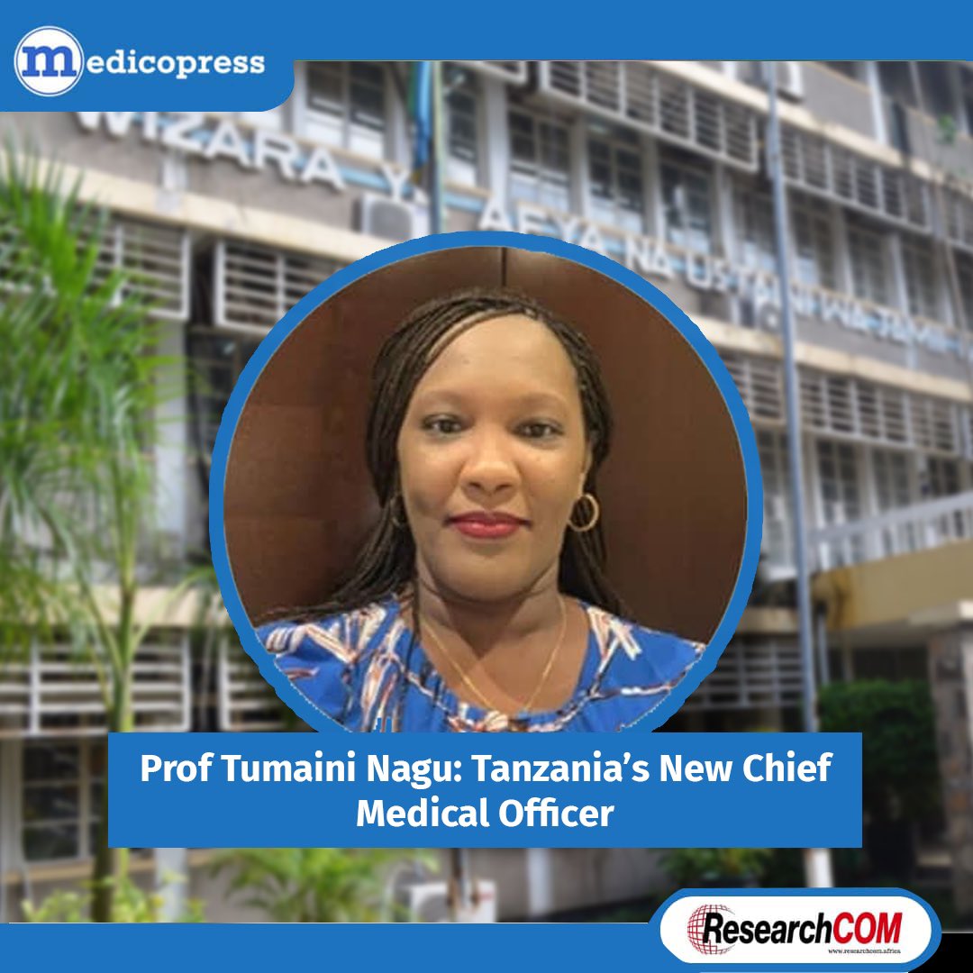 MUHAS International Office (@muhas_alumni) on Twitter photo Congratulations to Prof. Tumaini Nagu #MUHASAlumni for being appointed by Her Excellency President Samia Suluhu Hassan to be the Chief Medical Officer of Tanzania.
<a href="/muhimbiliuniver/">Muhimbili University</a>
<a href="/wizara_afyatz/">Wizara ya Afya Tanzania 🇹🇿</a>
<a href="/MedicoPressTZ/">MedicoPRESS</a> Congratulations to Prof. Tumaini Nagu #MUHASAlumni for being appointed by Her Excellency President Samia Suluhu Hassan to be the Chief Medical Officer of Tanzania.
<a href="/muhimbiliuniver/">Muhimbili University</a>
<a href="/wizara_afyatz/">Wizara ya Afya Tanzania 🇹🇿</a>
<a href="/MedicoPressTZ/">MedicoPRESS</a>