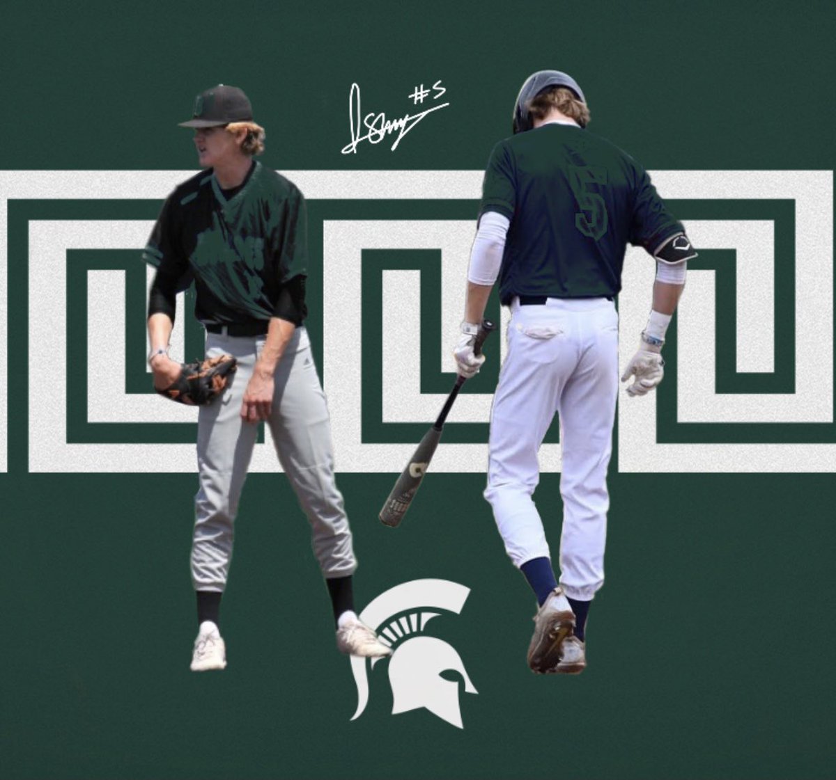 sturgess_isaac's tweet image. I am beyond blessed and excited to announce my commitment to Michigan State University. I’d like to thank God, my parents, my family, and my coaches for allowing me to be in this position. Go Green! @BossJake @SikesGraham @MSUBaseball @astone_33