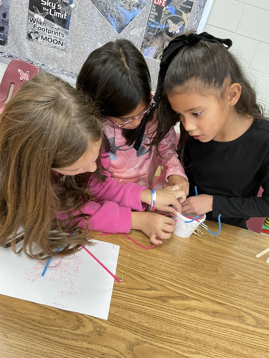 Carmel ES 3rd graders planning and building a device based on an animal or plant adaptation to protect from predators. <a href="/CarmelESColts/">CarmelElementary</a> <a href="/CherokeeSchools/">Cherokee Co. Schools</a>