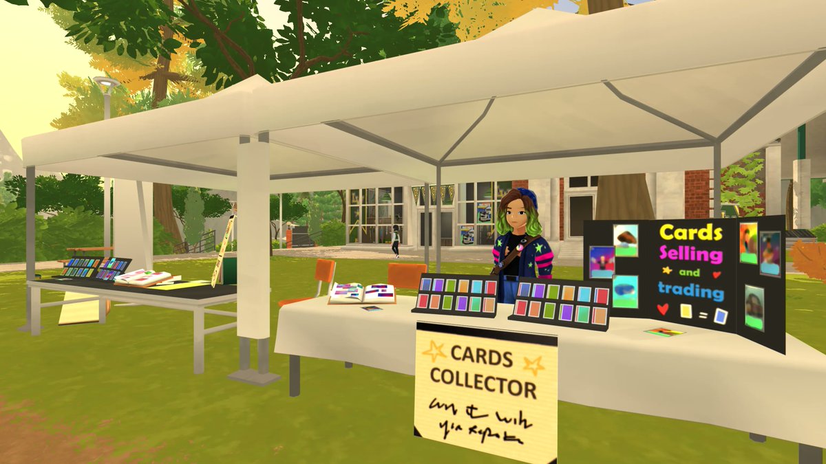 Remember to spend your reputation points at the Cards Collector Stand in the High School! The stock rotates so keep an eye out for some rare finds! 🃏🏫 

#screenshotsaturday #IndieGameDev #mobilegaming