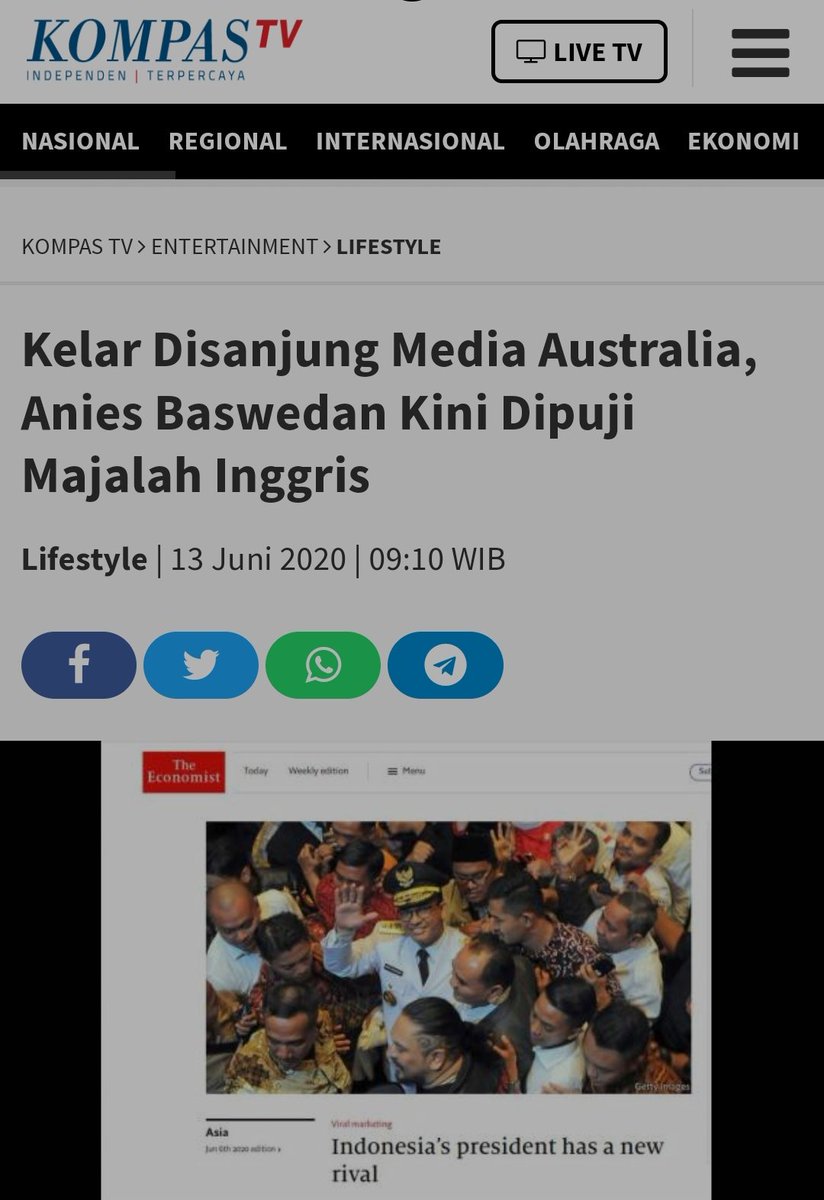 Tokoh Internasional. Pak <a href="/aniesbaswedan/">Anies Rasyid Baswedan</a>
