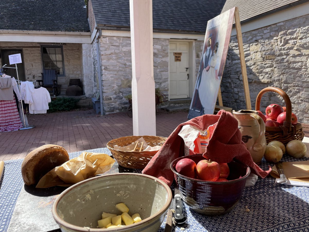 I’m cooking up receipts using the old ways today at Saint Genevieve’s Rural Heritage Festival. Come on out. #RuralHeritageFestival #visitSteGen #MoFoodways