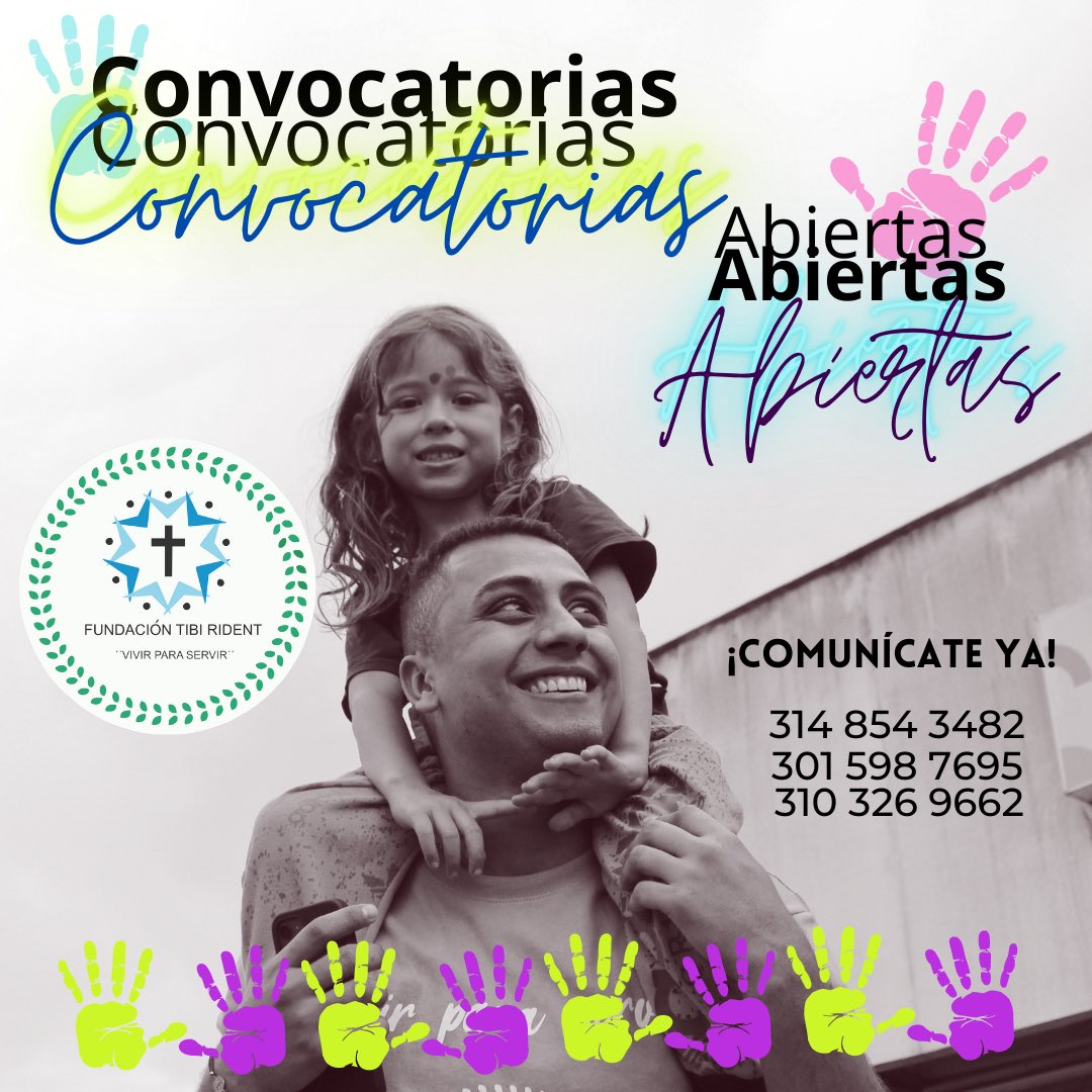 TibiRident's tweet photo. ¡Excelentes noticias! 📣 Tenemos convocatorias abiertas para todos aquellos que quieren pertenecer a esta hermosa familia que regala sonrisas y transforma vidas. 🤍💙💚

¡Tibi Rident espera por ti! https://t.co/4Tka3R2Ml8