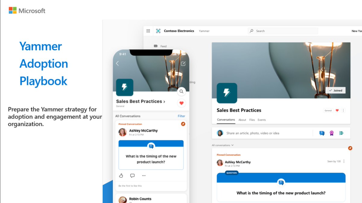 FEATURE CONVERSATIONS IN YAMMER intelligence overview