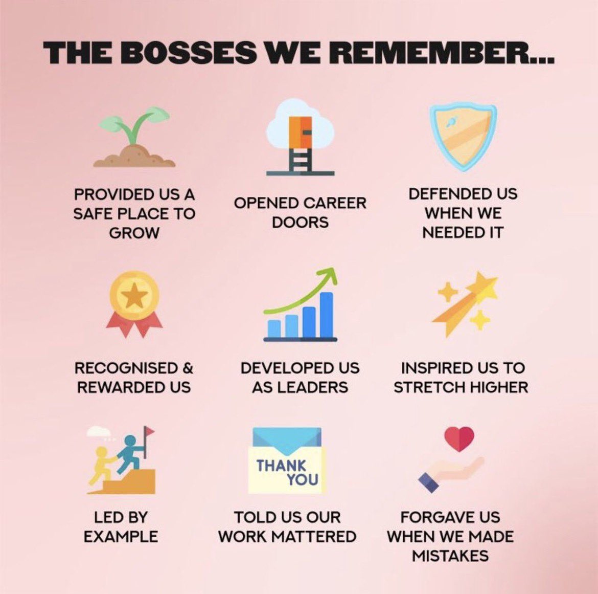 Something all bosses should aspire to