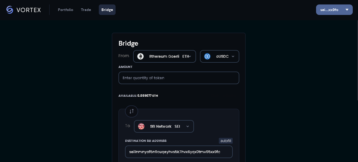 clashcrypt01's tweet image. just bridged using @VortexProtocol 
smooth experience