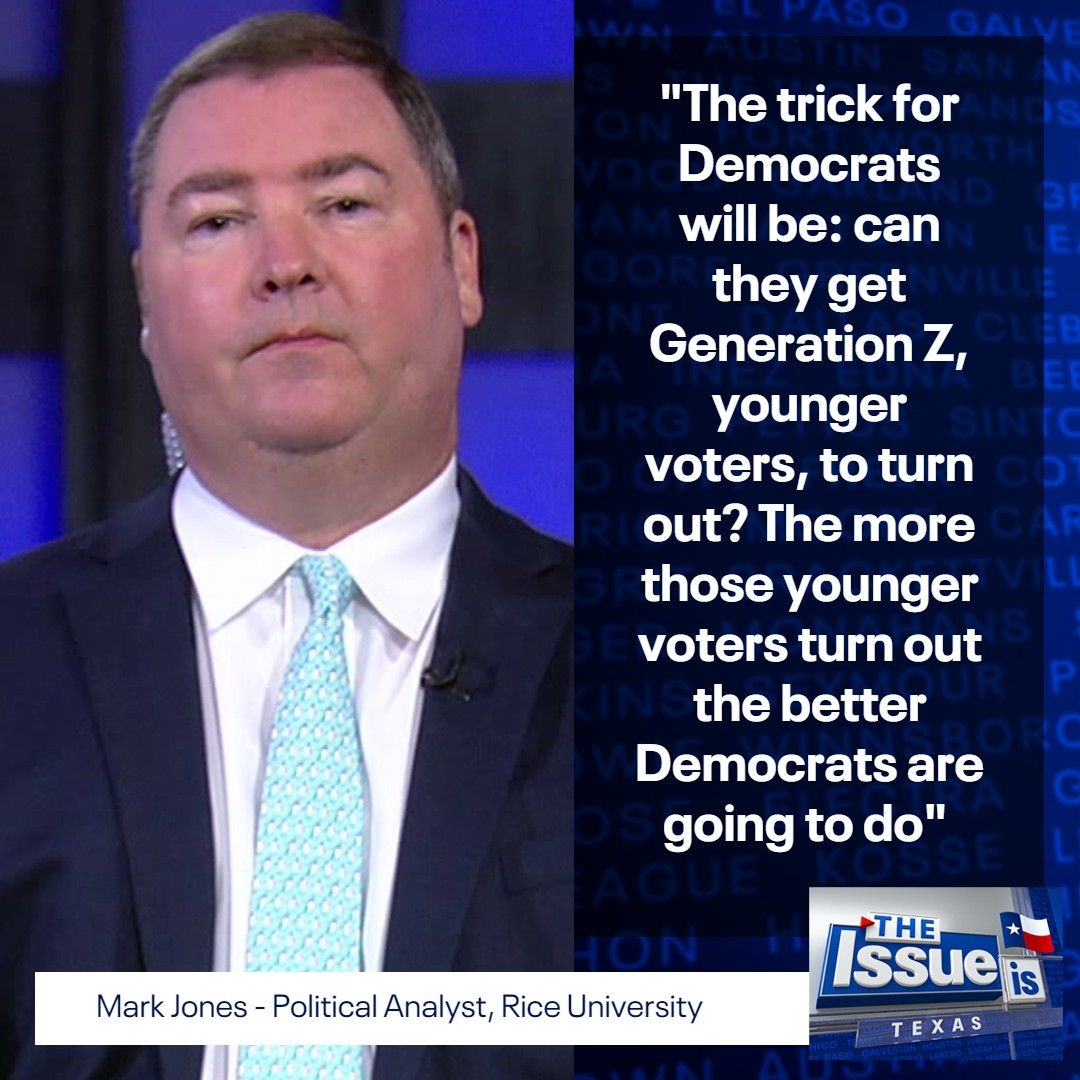 Political analyst Mark Jones breaks down the biggest races in Texas. This Sunday at 9:45 p.m. on #TexasTheIssueIs