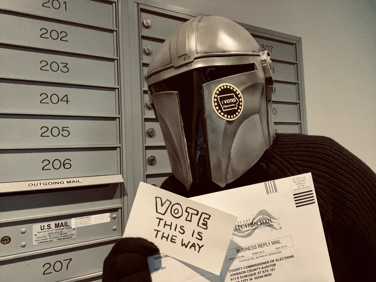 GottaBeCrazy2's tweet photo. Early voting is underway for Iowa! How about your state? #Vote #ThisIsTheWay https://t.co/h4AWuqTmqj