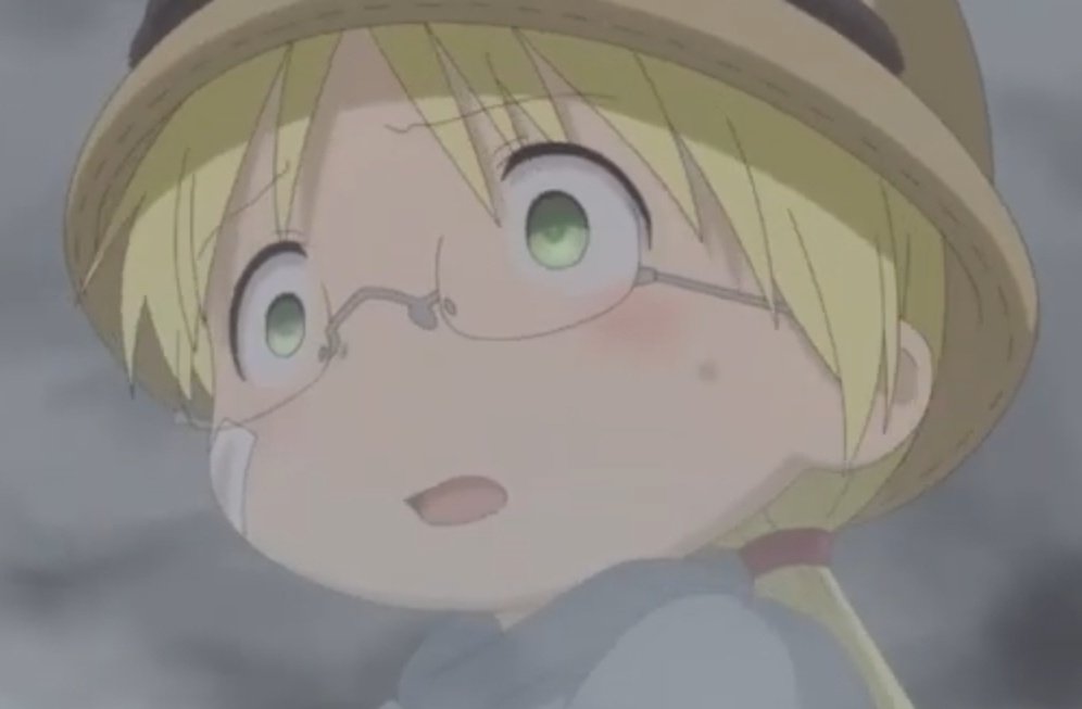 ABYSSEXPIORER's tweet photo. ㅤ 
　
ㅤㅤㅤㅤㅤㅤ❝ . . . ? ❞

ㅤㅤㅤㅤㅤㅤ Cue Riko turning around and jumping back in not only surprise , but also fear while noticing the taller women .

❝ O - Ozen - san . . ! ? ❞
　
ㅤ https://t.co/fURVkMFzP6