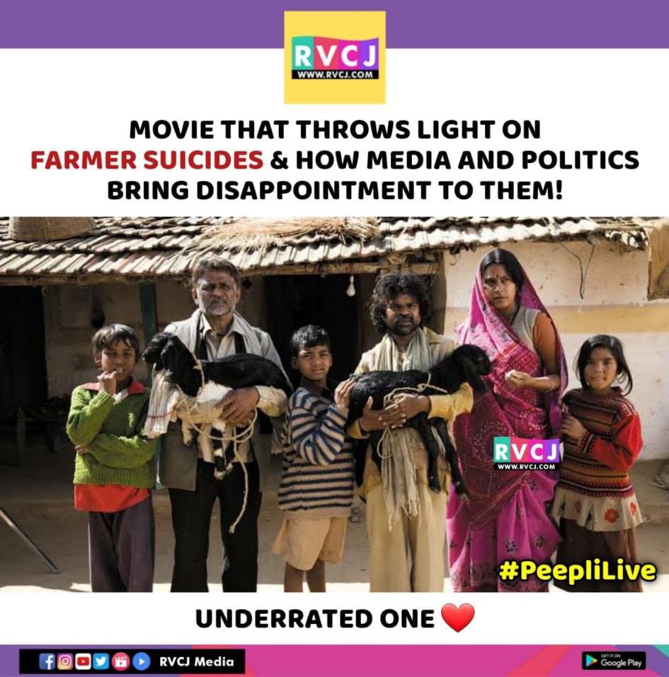 rvcjmovies's tweet image. Peepli Live!
#peeplilive #aamirkhanproductions #anusharizvi #mahmoodfarooqui #bollywood #rvcjmovies @AKPPL_Official