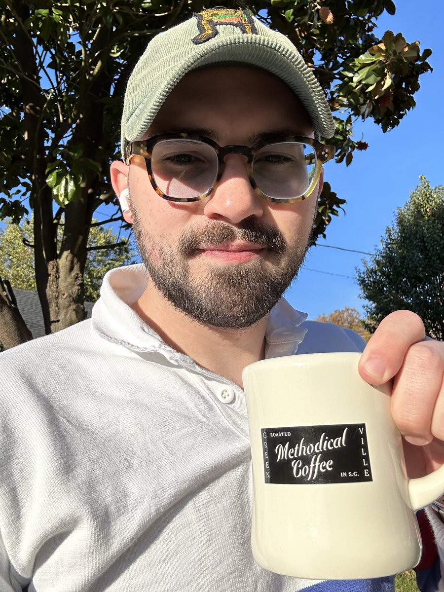 Hey <a href="/MarcoSuarez/">Marco Suarez</a>, loving the new <a href="/Methodical_SC/">Methodical Coffee</a> mug!