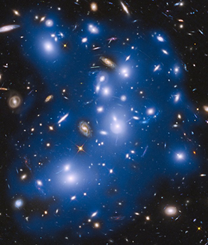 Hubble sees ghost light from dead galaxies in galaxy cluster Abell 2744
Credit:
NASA, ESA, M. Montes (IAC), and J. Lotz, M. Mountain, A. Koekemoer, and the HFF Team (STScI)