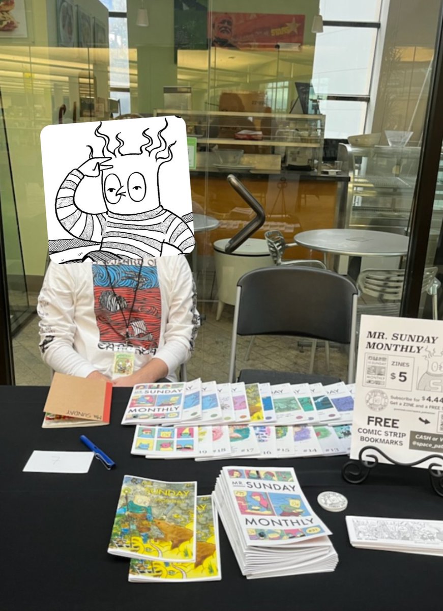 Mr. Sunday is at ALT PRESS FEST! Stop by the Salt Lake City Library and check out some zines! Noon–5:00, paneling at 3:00.