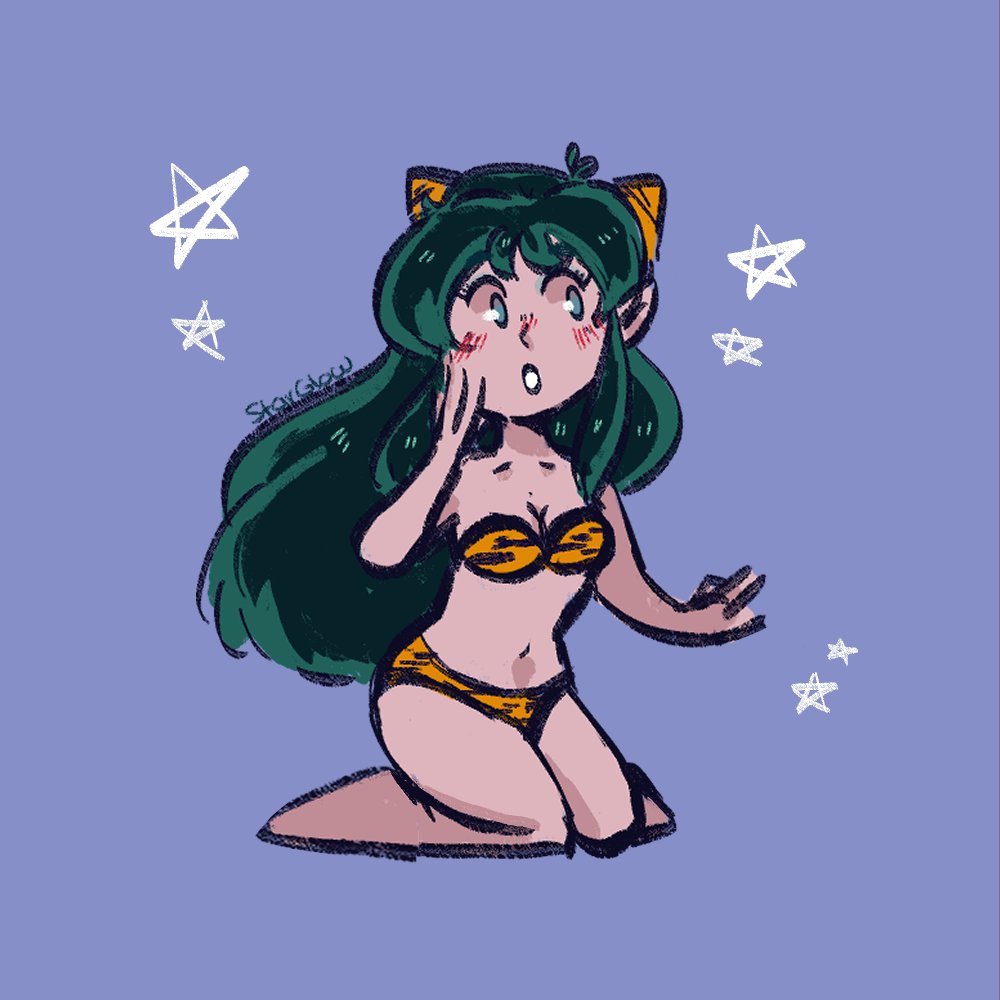 ラム・インベーダー(うる星やつら) 「Lum! 」|StarGlow🌻@ LAYTON IS BACK☕のイラスト