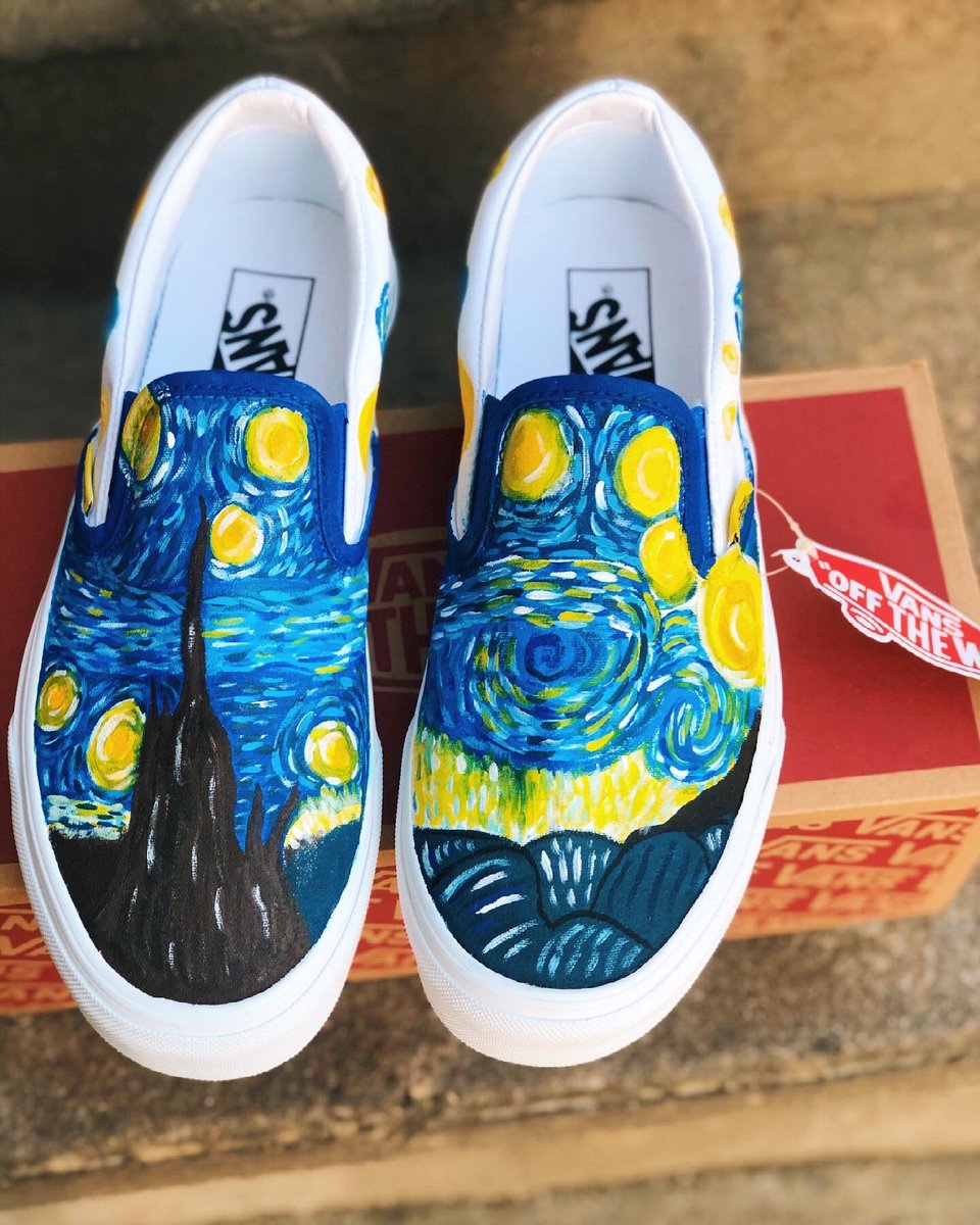 ⭐️ The Starry Night ⭐️

#starrynight #Vangogh #customvans #artist #artwork #customshoes
