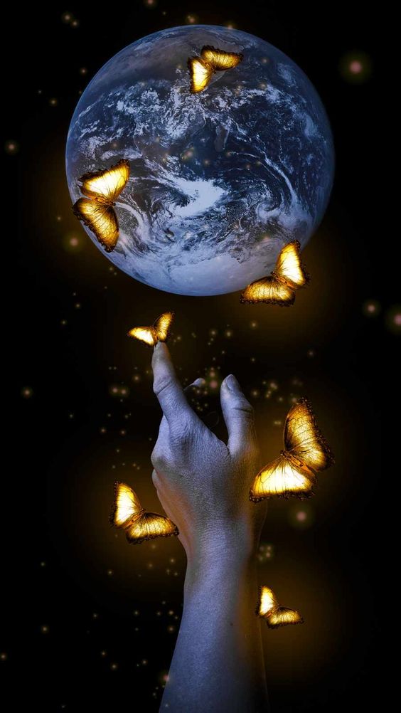 In this world we're never alone. Everyone is connected. Each of us belong to the seasons, belong to the earth, the moon, the sun. Everyone; everything connected. Human greed, hypocrisy, ignorance, judgment cannot fracture the true beauty in life. Existence and meaning is in all.