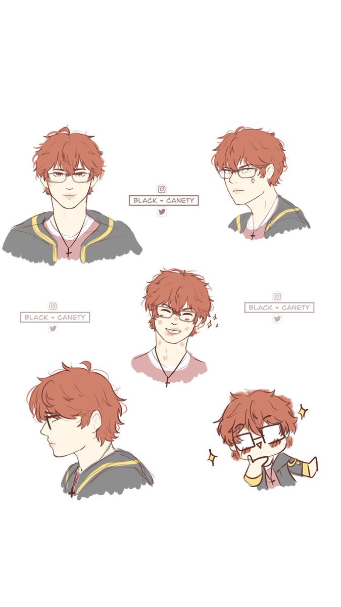 BlackCanety's tweet photo. Saeyoung/707/Seven ❤️ 
#mysticmessenger https://t.co/T1EMzK2ehE