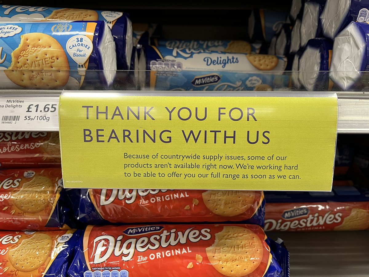 jamie_wallis's tweet photo. When you finding yourself thinking you want Boris back, remember, he is the reason we still have signs like this in our supermarkets #BrexitBrokeBritian #NotBorisAgain https://t.co/cxa6tU8erm