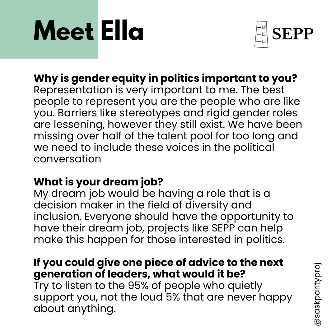 SEPP - Saskatchewan Electoral Parity Project tweet media